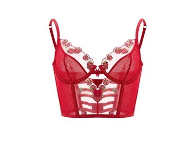 Haftowana bielizna w kwiaty